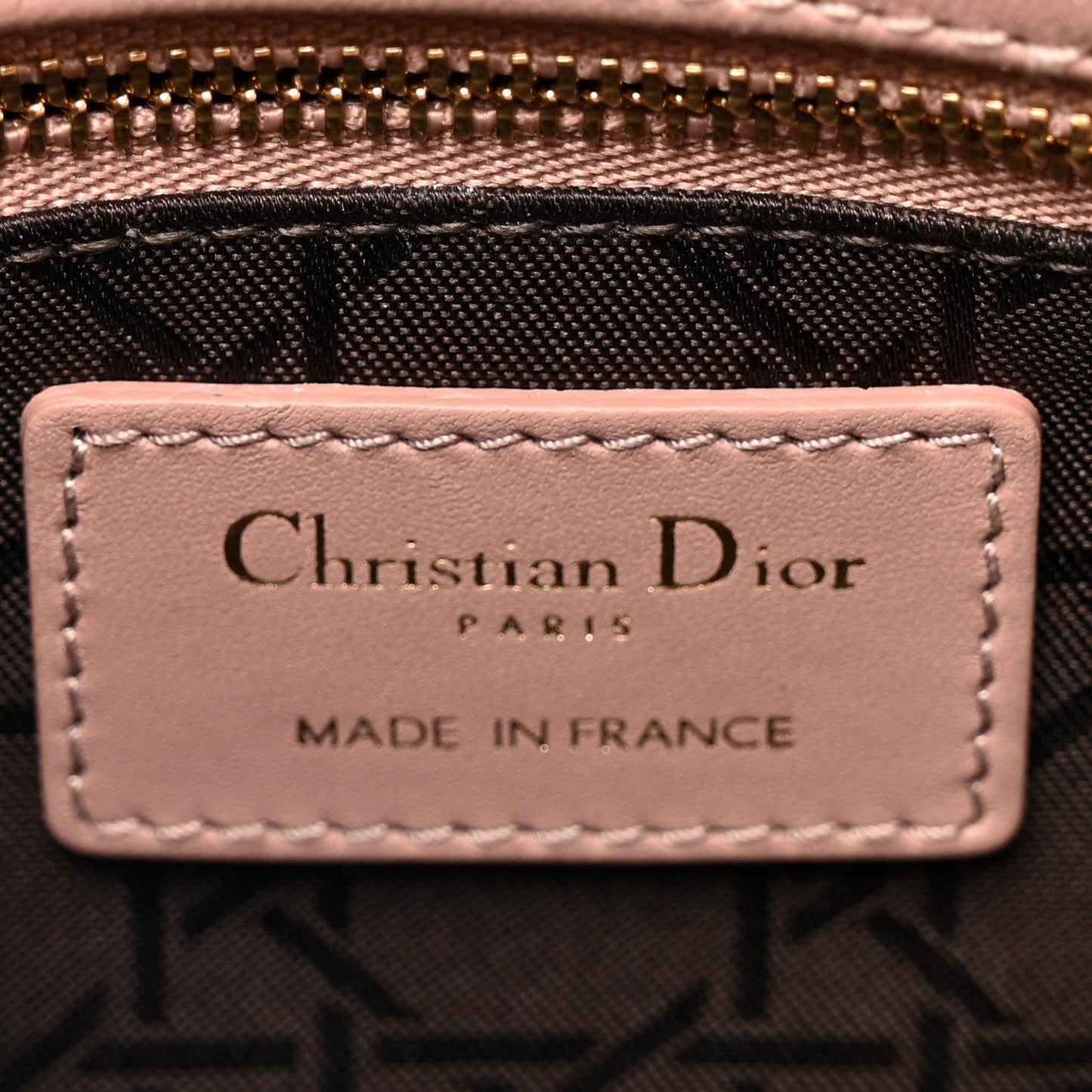 Christian Dior Lambskin Cannage Small My ABCDior Lady Dior Fard