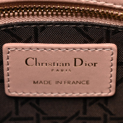 Christian Dior Lambskin Cannage Small My ABCDior Lady Dior Fard