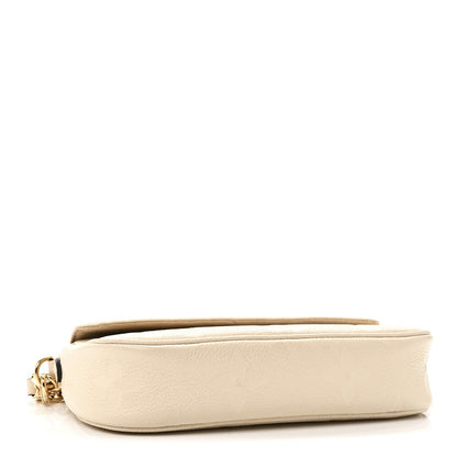 Louis Vuitton Empreinte Monogram Giant Ivy Wallet On Chain Cream