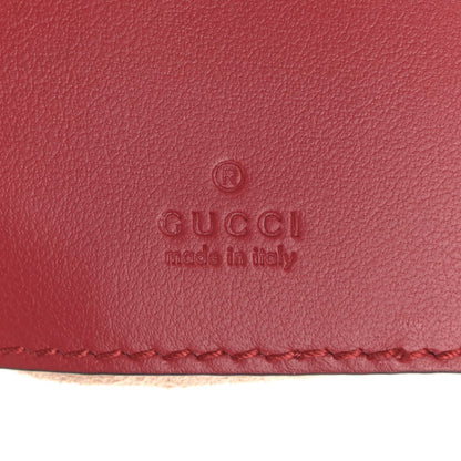 Gucci Calfskin Matelasse Mini GG Marmont 2.0 Bucket Bag Hibiscus Red
