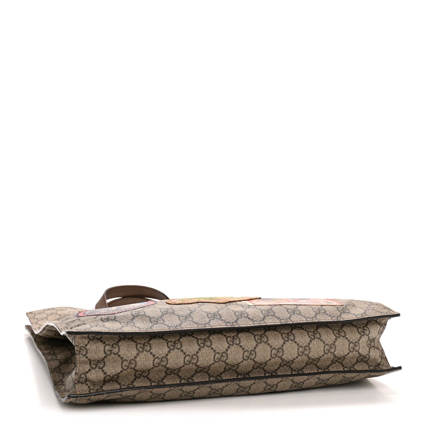 Gucci Soft GG Supreme Monogram Courrier Vertical Tote Beige New Acero
