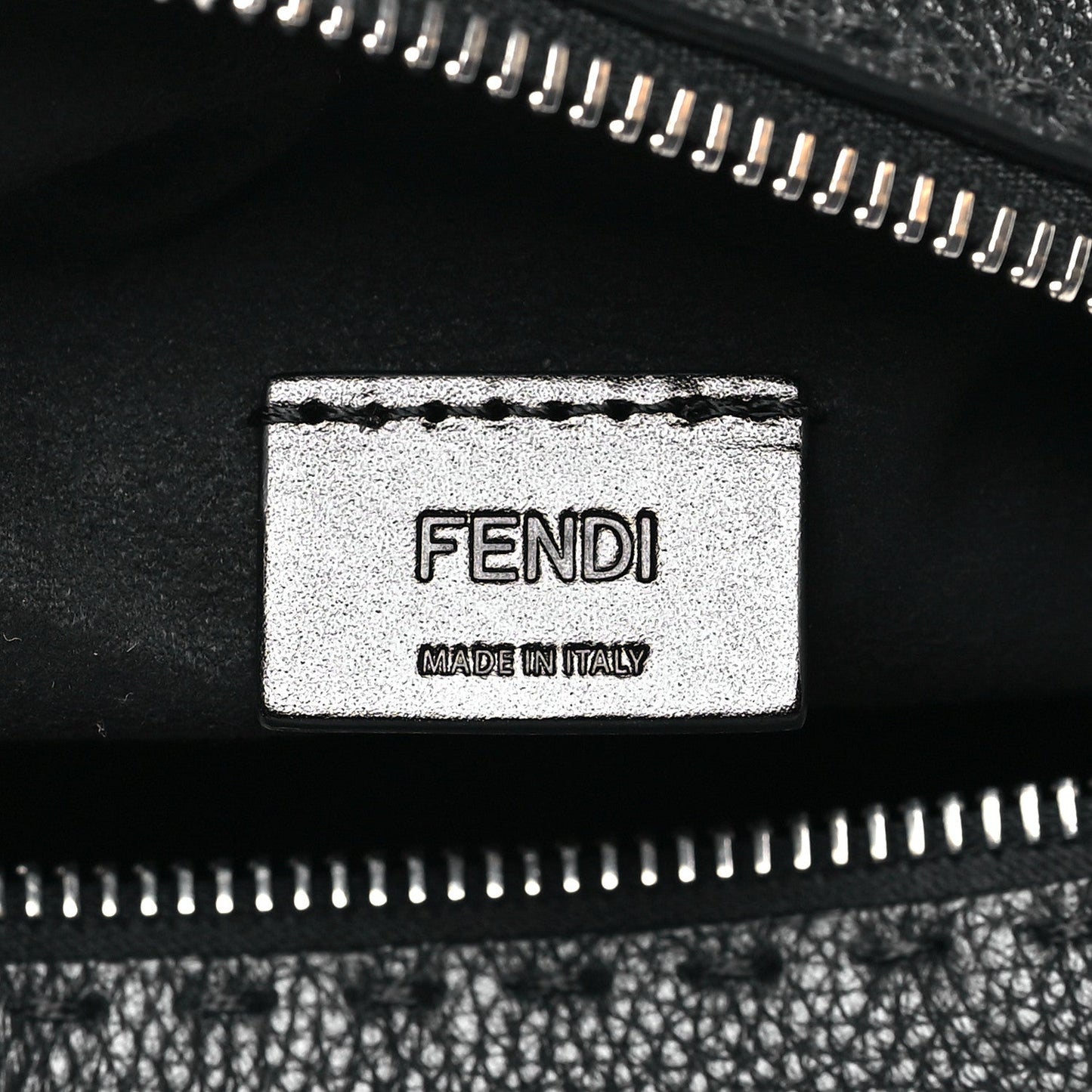 Fendi Cuoio Romano Selleria Toiletry Case Black