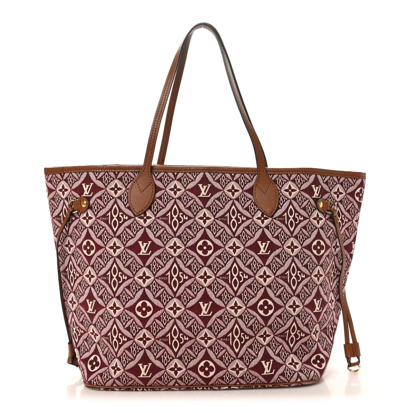 Louis Vuitton Jacquard Since 1854 Neverfull MM Bordeaux