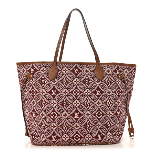 Louis Vuitton Jacquard Since 1854 Neverfull MM Bordeaux