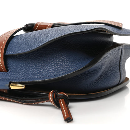 Loewe Grained Calfskin Small Gate Crossbody Bag Varsity Pecan