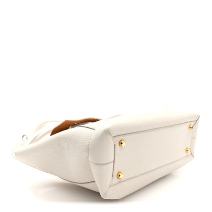 Bottega Veneta Grainy Calfskin Medium Arco Plaster