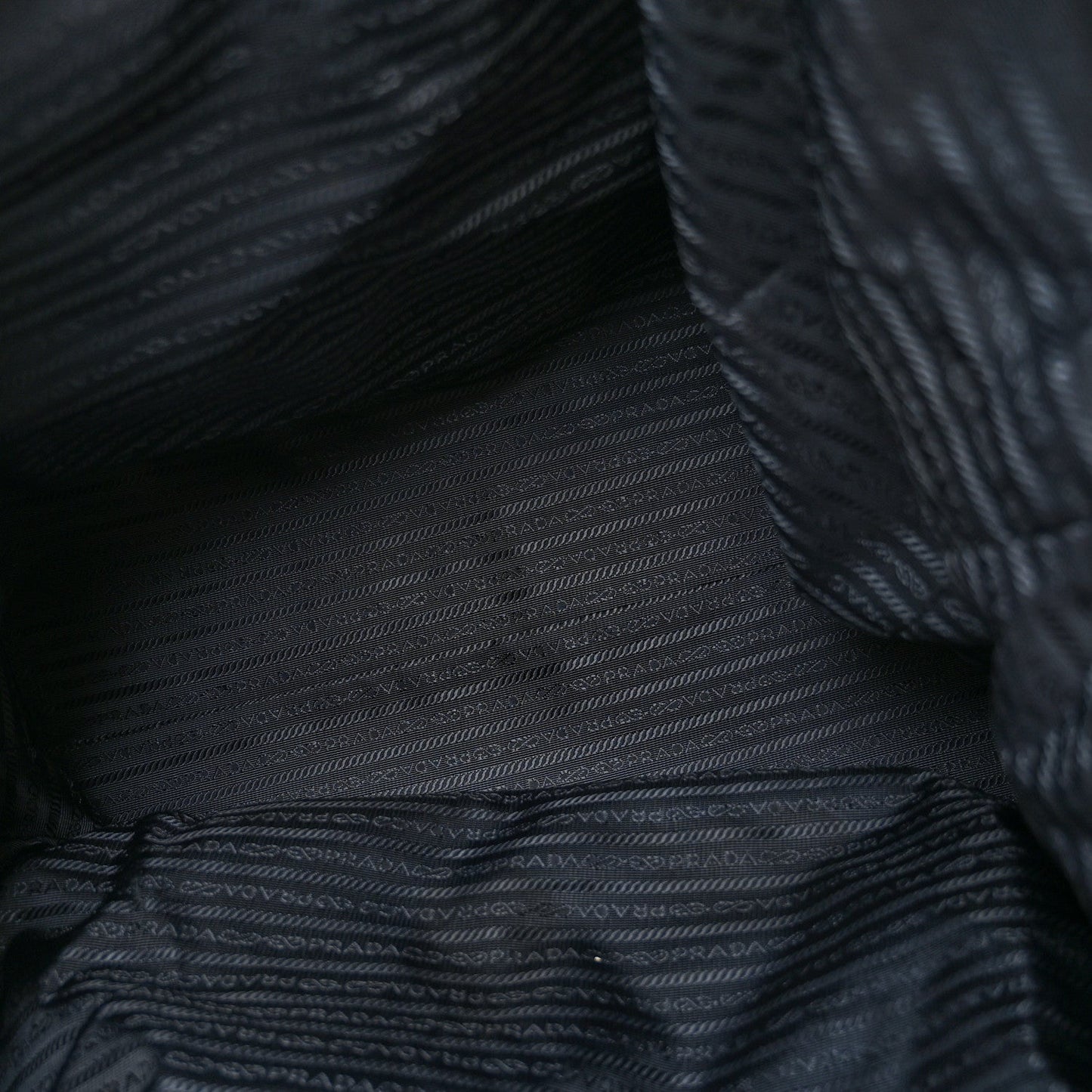 Prada Re-Nylon Saffiano Duffle Bag Navy