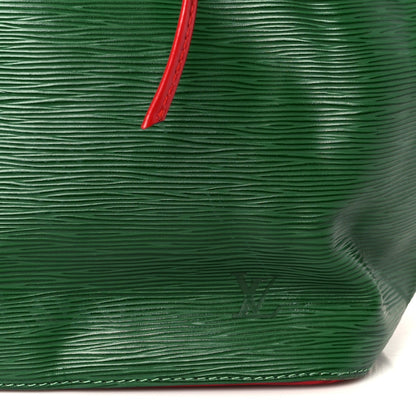 Louis Vuitton Epi Bi-Color Petit Noe Borneo Castillan Red