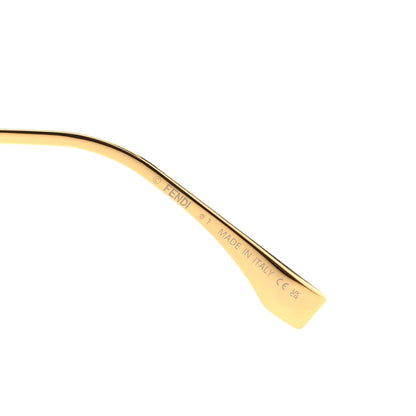 Fendi Metal Fendigraphy Shield Sunglasses FE 40066U Black Gold