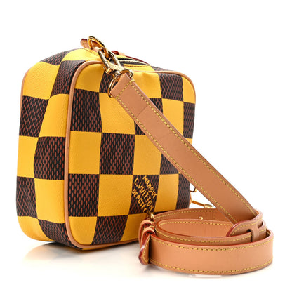 Louis Vuitton Damier Pop Chess Messenger Jaune Mat
