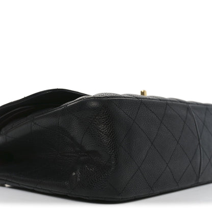 Chanel Caviar Quilted Jumbo Double Flap Black