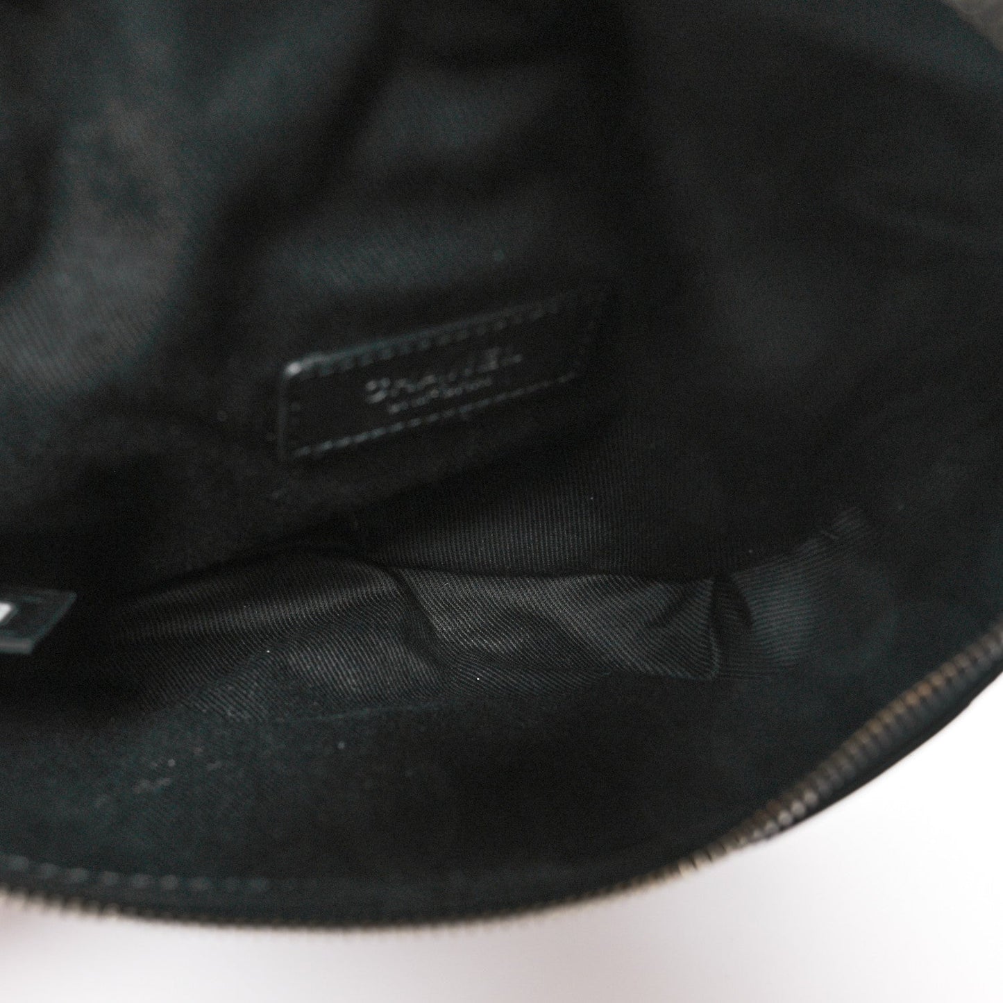 Chanel Calfskin Quilted Waist Belt Bag Black