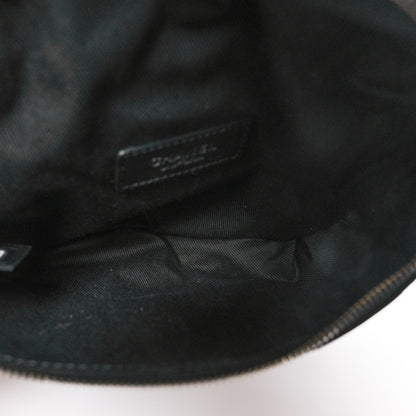 Chanel Calfskin Quilted Waist Belt Bag Black