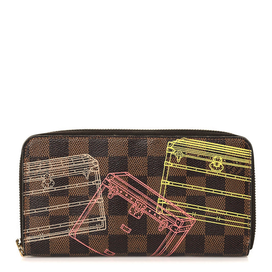 Louis Vuitton Damier Ebene 2014 Christmas Animation Zippy Wallet