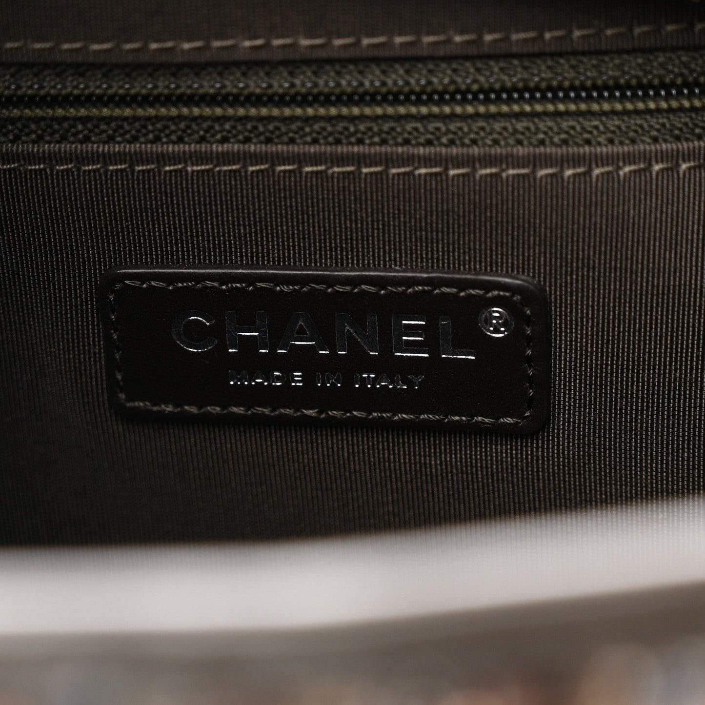 Chanel Tweed Calfskin Medium Gabrielle Hobo Brown
