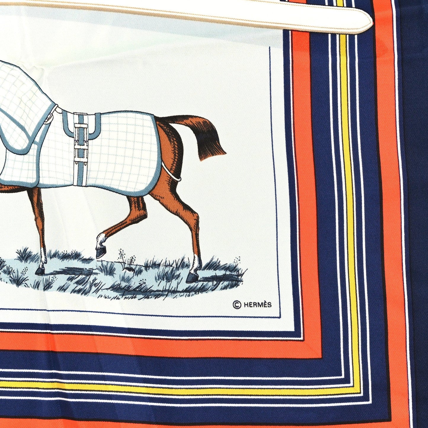 Hermes Silk Couvertures Et Tenues de Jour Scarf 90