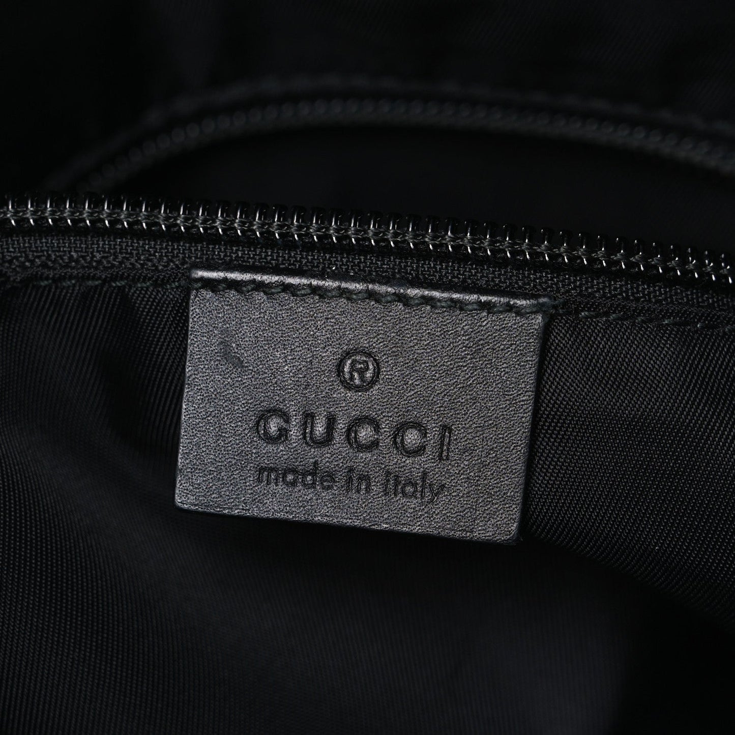 Gucci GG Supreme Monogram Web Messenger Bag Black