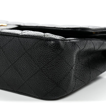Chanel Caviar Quilted Medium Double Flap Black