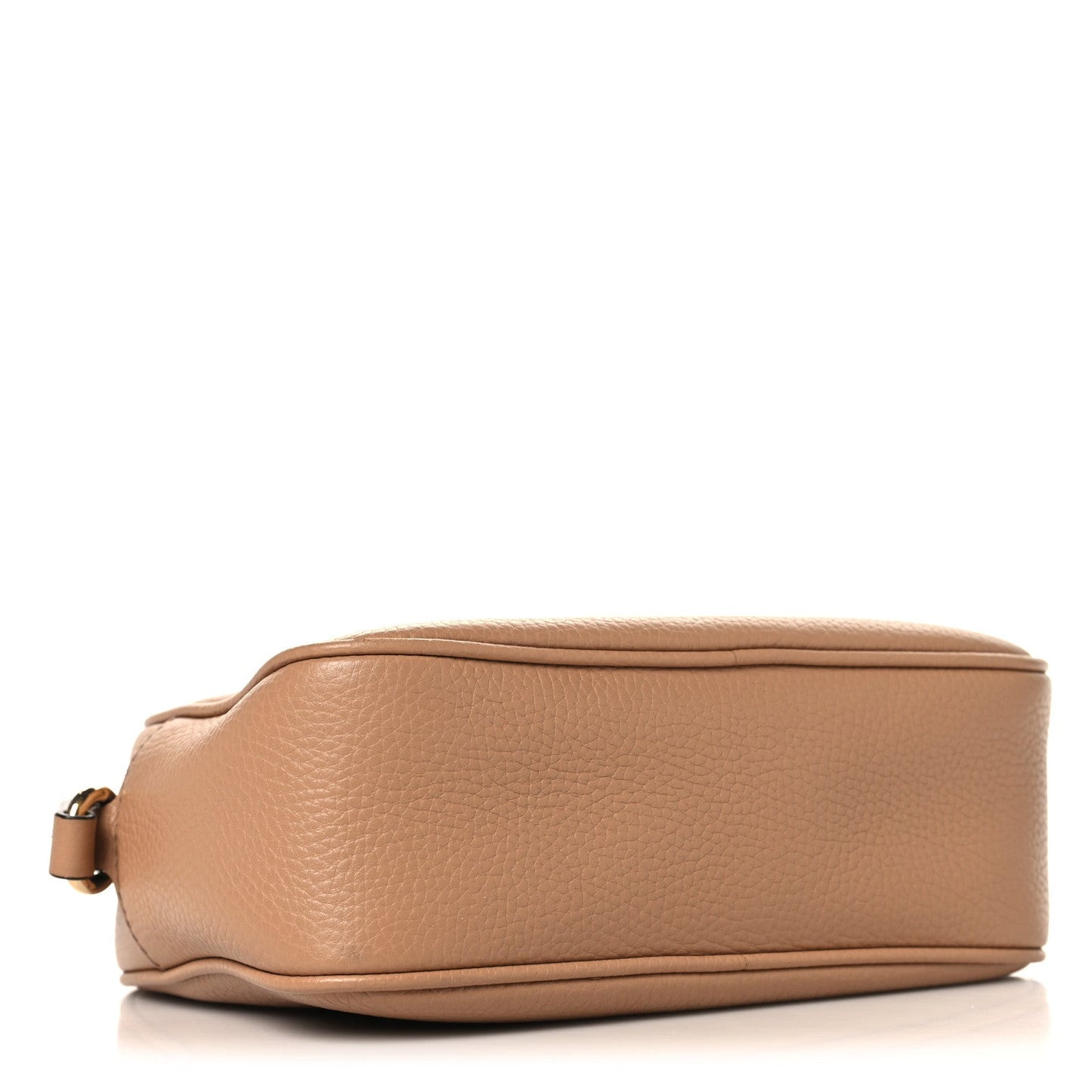 Gucci Pebbled Calfskin Small Soho Disco Bag Camelia