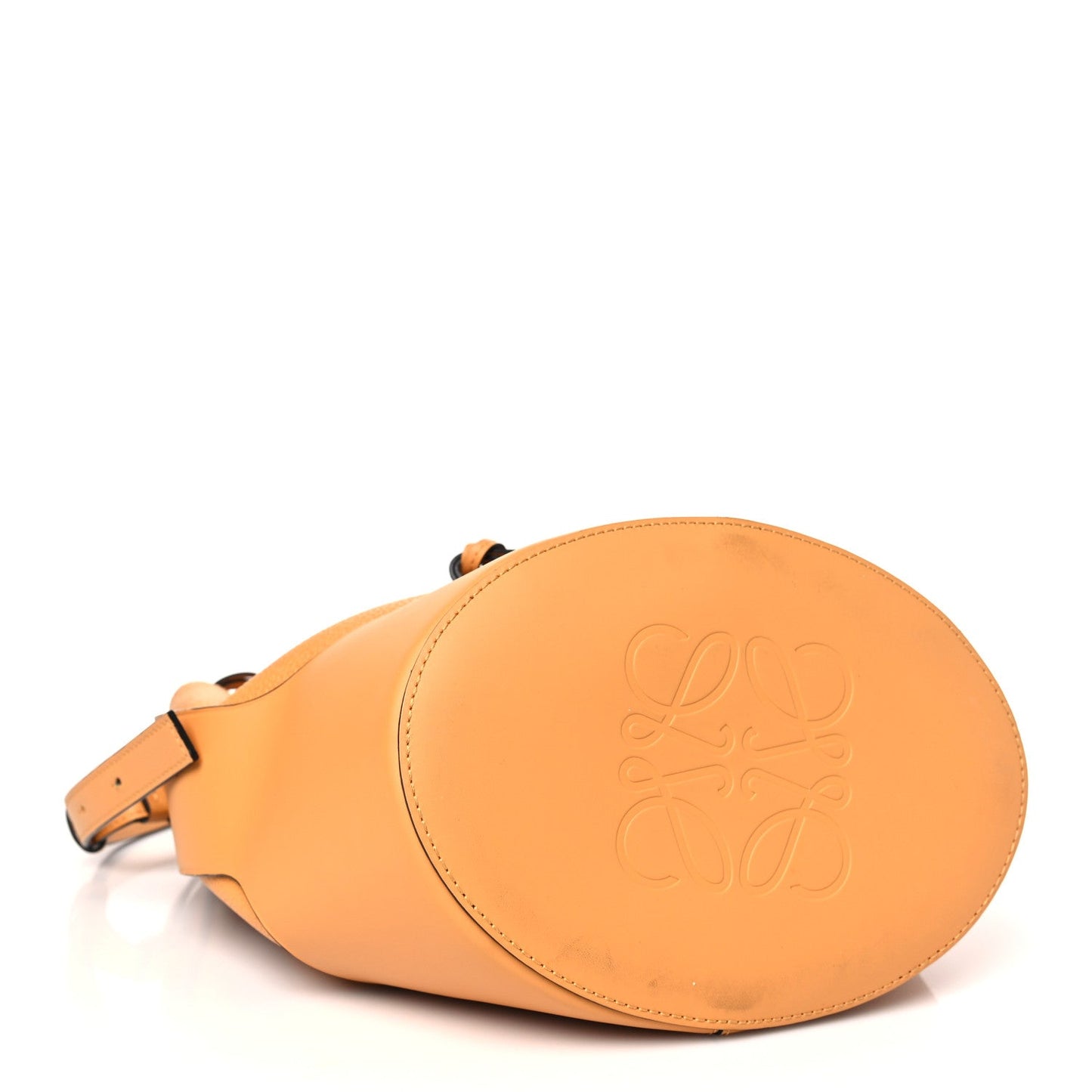 Loewe Grained Calfskin Medium Balloon Bag Saffron Yellow