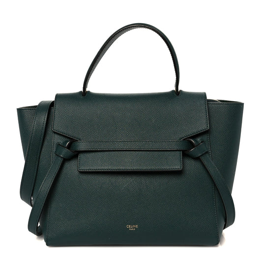 Celine Grained Calfskin Micro Belt Bag Amazone