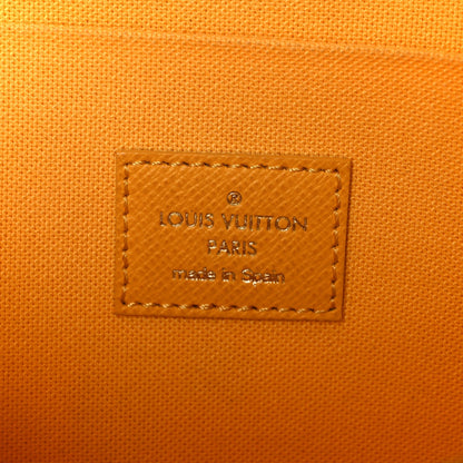 Louis Vuitton Monogram 2022 Christmas Animation New York Soho Pochette Felicie Chain Wallet Yellow