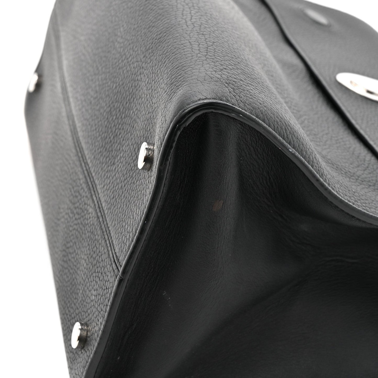Christian Dior Grained Calfskin Large Diorever Flap Black