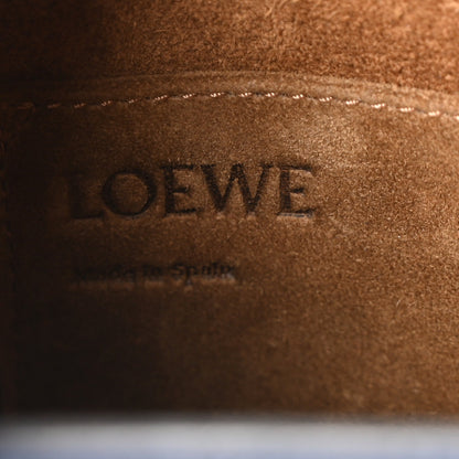 Loewe Grained Calfskin Small Gate Crossbody Bag Varsity Pecan