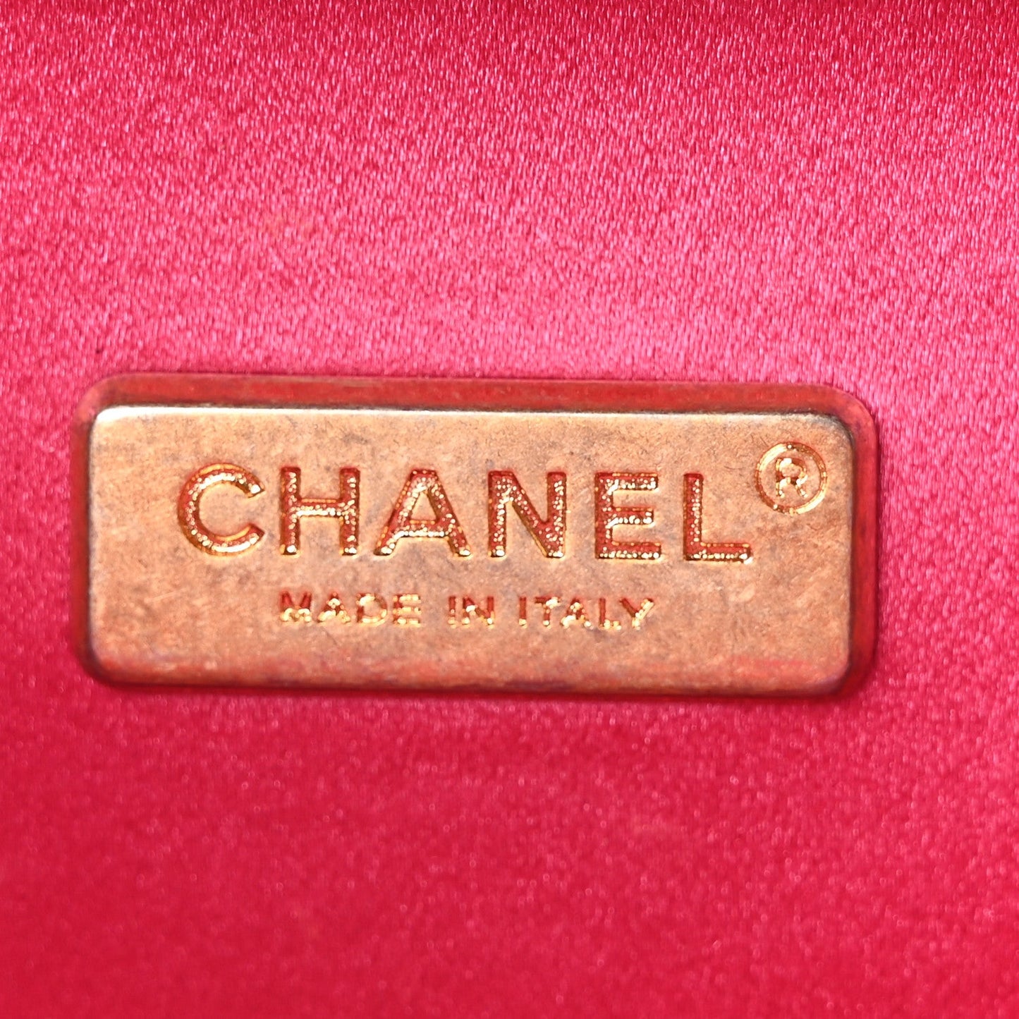 Chanel Lambskin Chocolate Bar Lock Clutch Bag Pink