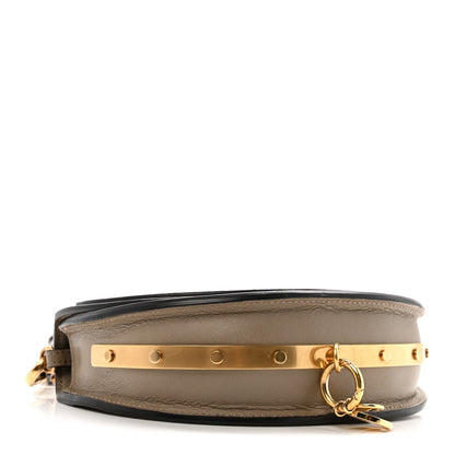 Chloe Calfskin Small Nile Bracelet Minaudiere Bag Motty Grey