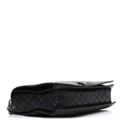 Chanel Calfskin Large Boy Reverso Flap Black