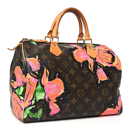 Louis Vuitton Monogram Roses Speedy 30