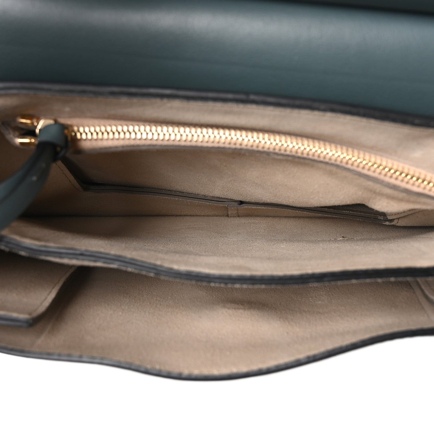 Chloe Suede Calfskin Medium Faye Shoulder Bag Cloudy Blue
