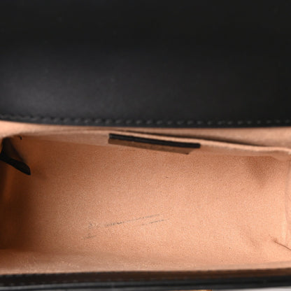 Gucci Guccissima Small Padlock Shoulder Bag Black