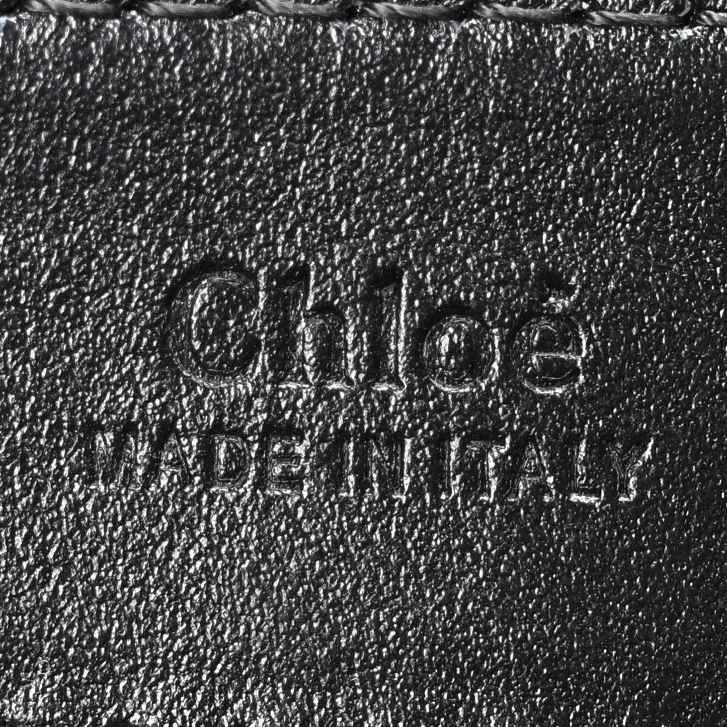 Chloe Calfskin C Double Carry Black