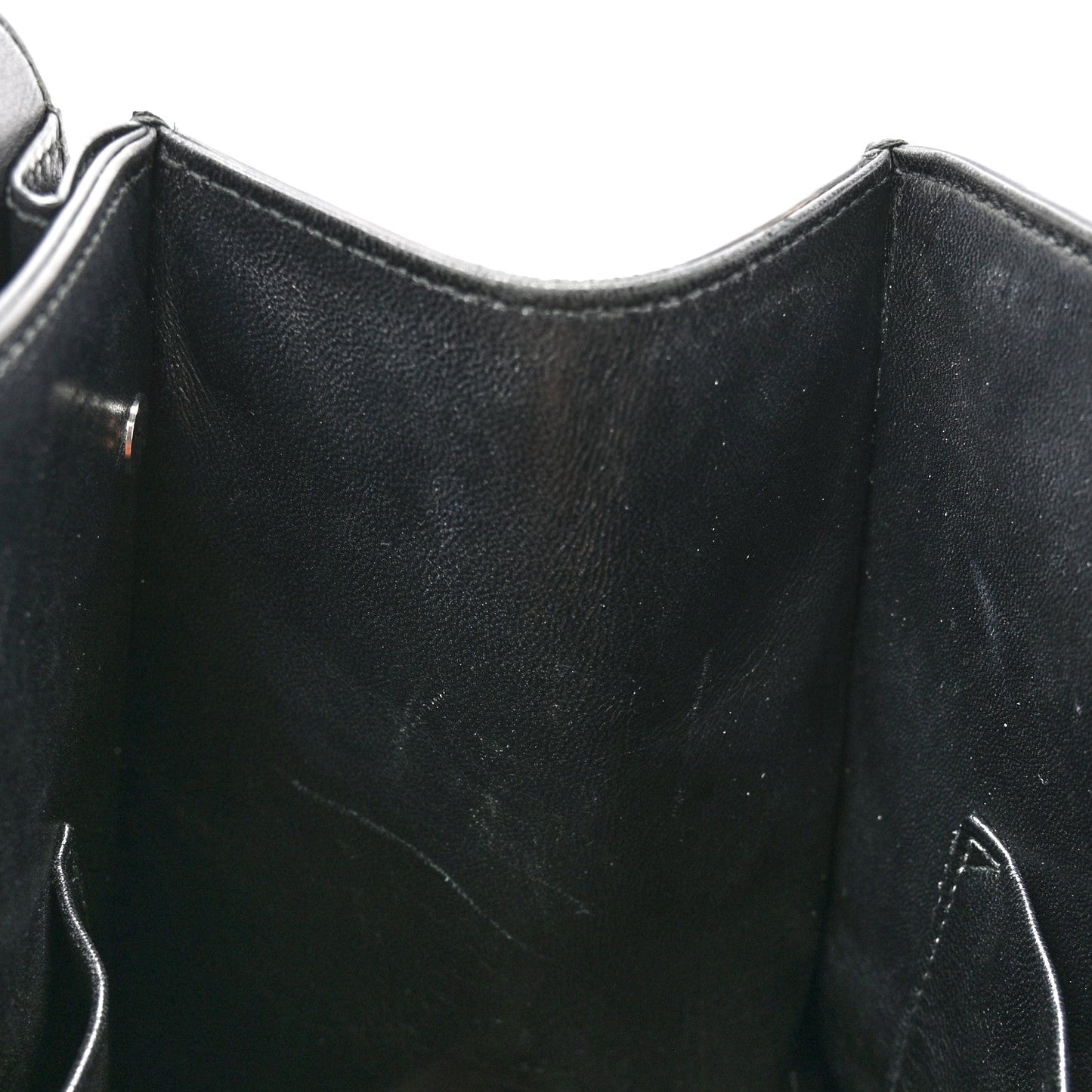 Christian Dior Grained Calfskin Large Diorever Flap Black