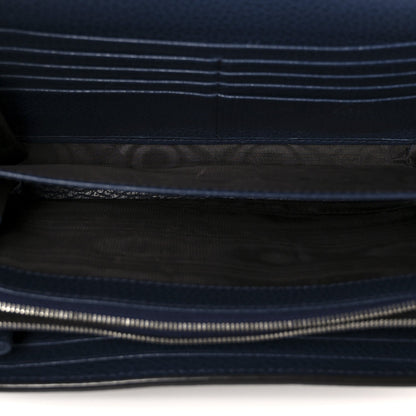 Gucci Dollar Calfskin Crystal Mini Dionysus Chain Wallet Blue Agata Black Diamond