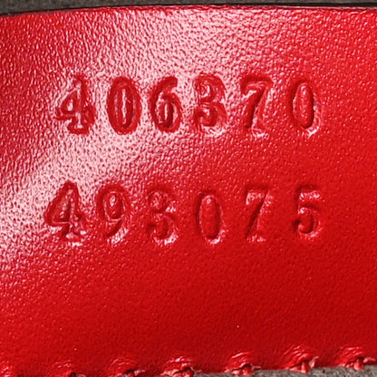 Gucci Guccissima Signature Day Backpack Hibiscus Red