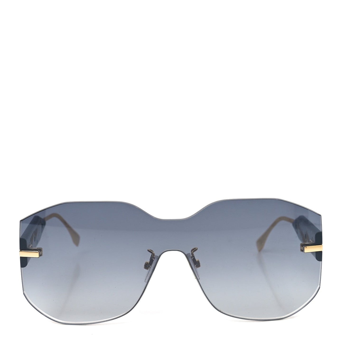 Fendi Metal Fendigraphy Shield Sunglasses FE40067U Green