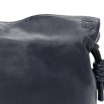 Loewe Calfskin Mini Flamenco Knot Clutch Abyss Blue