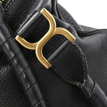 Chloe Calfskin Medium Marcie Satchel Black