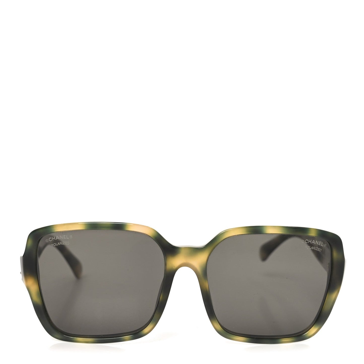 Chanel Acetate Square Sunglasses 5408 Green