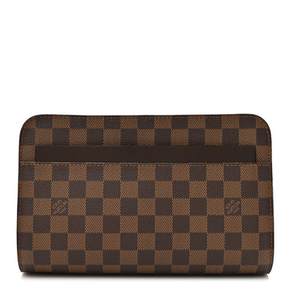 Louis Vuitton Damier Ebene Pochette Saint Louis Clutch