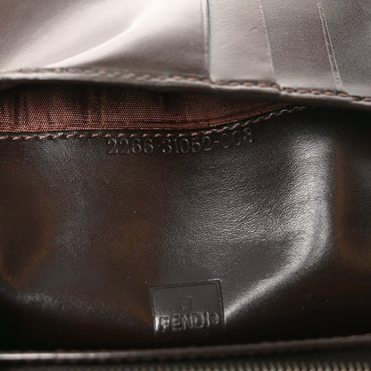 Fendi Zucca Compact Wallet Tobacco