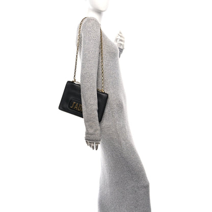 Christian Dior Calfskin J'Adior Chain Flap Bag Black