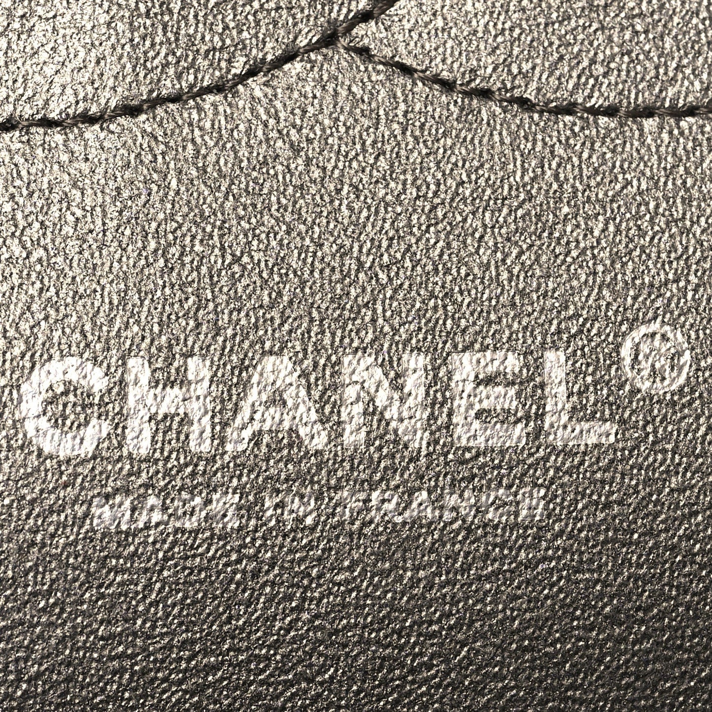 Chanel Metallic Lambskin Quilted Jumbo Double Flap Pewter