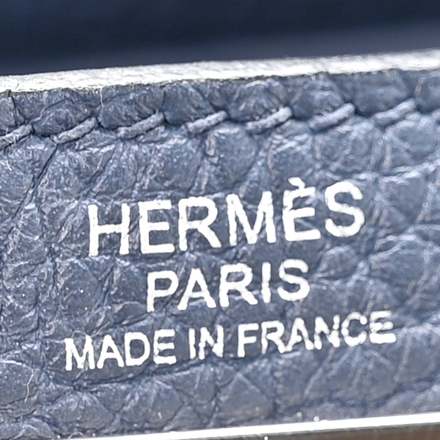 Hermes Togo Hac A Dos PM Backpack Bleu Nuit