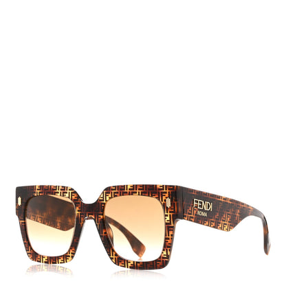 Fendi Acetate Fendi Square Sunglasses FF0457 Tortoise