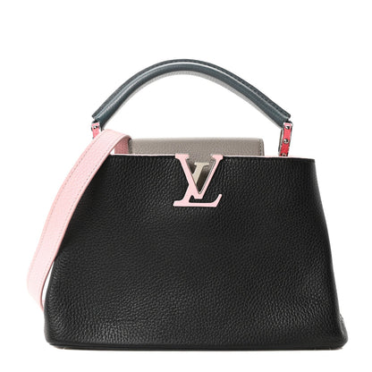 Louis Vuitton Taurillon Capucines BB Black General Blue Pink