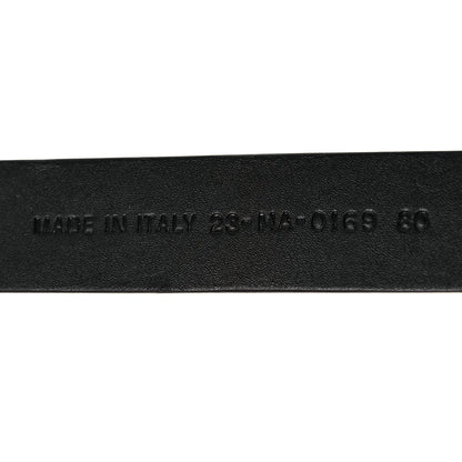 Christian Dior Calfskin Saddle Belt 80 32 Black